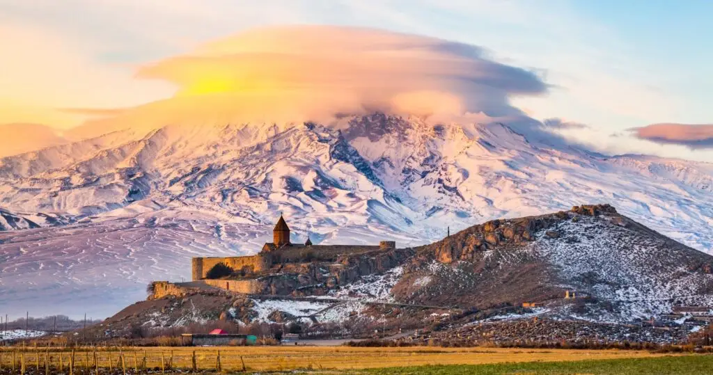 Khor Virap Monastery and Mount Ararat