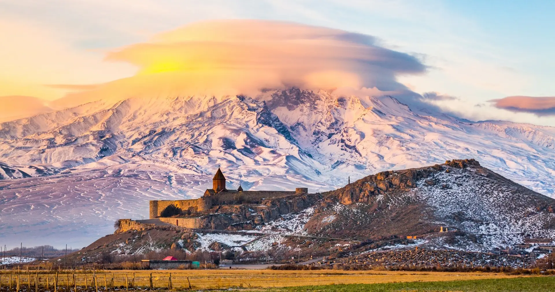 Khor Virap Monastery and Mount Ararat