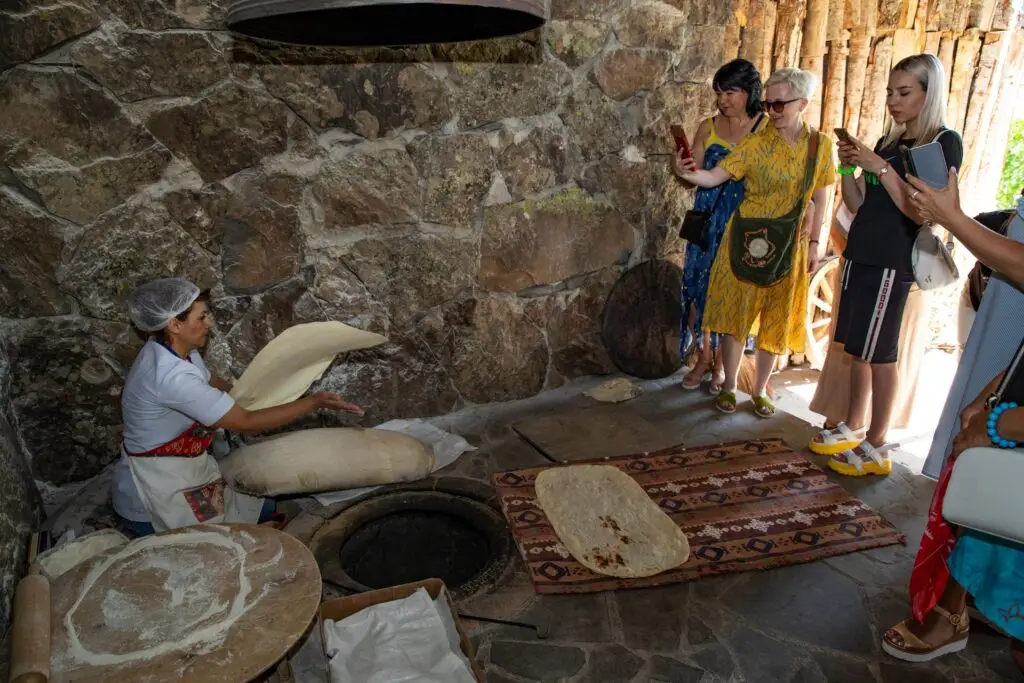 Making Lavash in Armenia